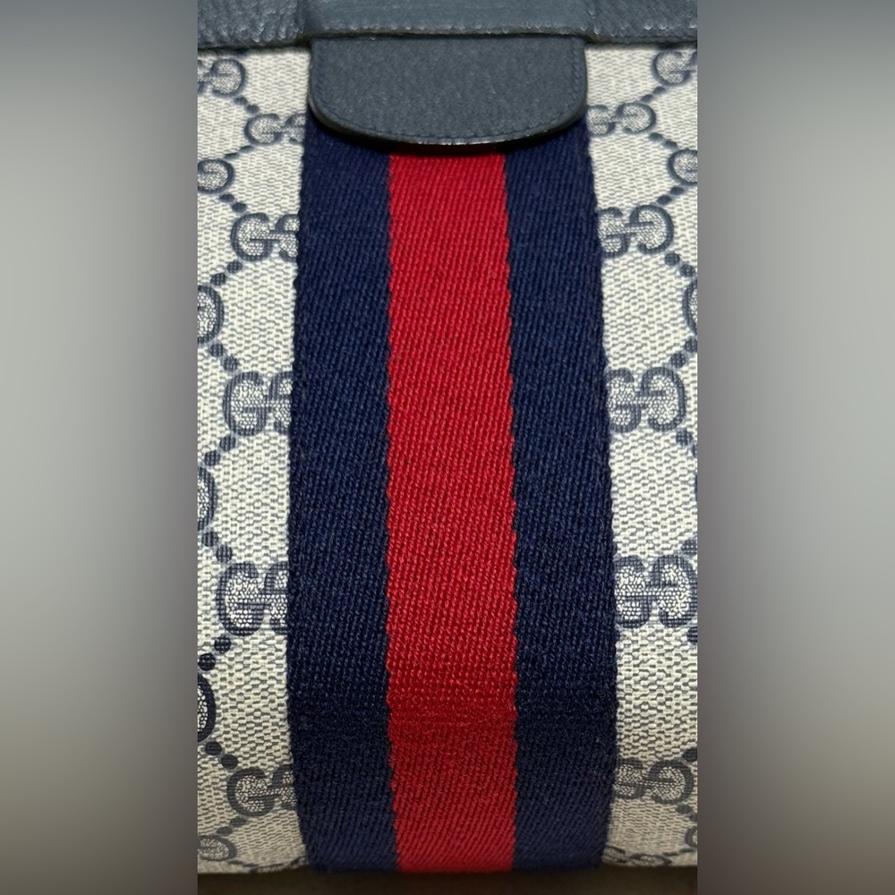 GUCCI Vintage GG Canvas Sherry Line Clutch - Picture 5 of 16